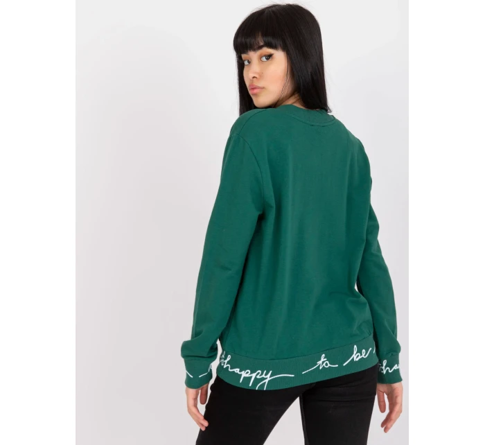 Mikina RV BL 7809.37X tmavě zelená