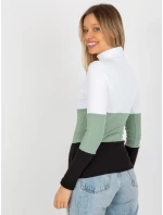 Dámská halenka RV BZ 8465 model 18310040 světle zelená - FPrice Dámská halenka RV BZ 8465 model 18310040 světle zelená - FPrice