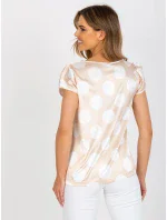 Bluzka WN BZ model 21127076 jasny beżowy - FPrice Bluzka WN BZ model 21127076 jasny beżowy - FPrice