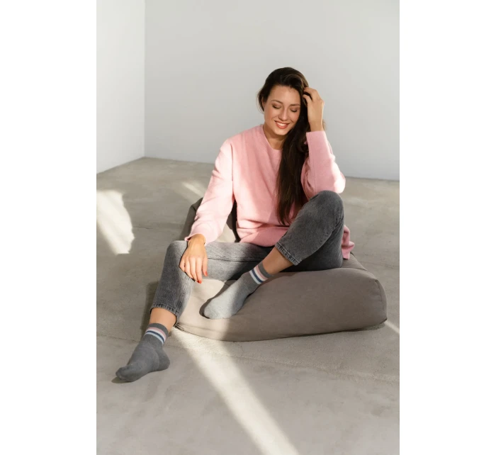 Ponožky 026-224 Melange Grey - Steven Ponožky 026-224 Melange Grey - Steven