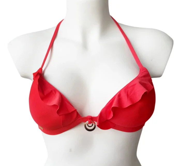 Vrchní díl plavek PushUp model 21129941 červený - Selmark Vrchní díl plavek PushUp model 21129941 červený - Selmark