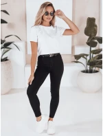 Dámské úzké džíny černé FashionStreet UY2755