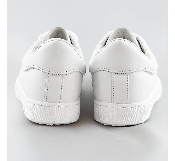 Bílé dámské šněrovací sneakersy (BF-025)