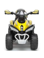 ČTYŘKOLOVÉ BATERIOVÉ AUTO MICRON ŽLUTÉ 1032764