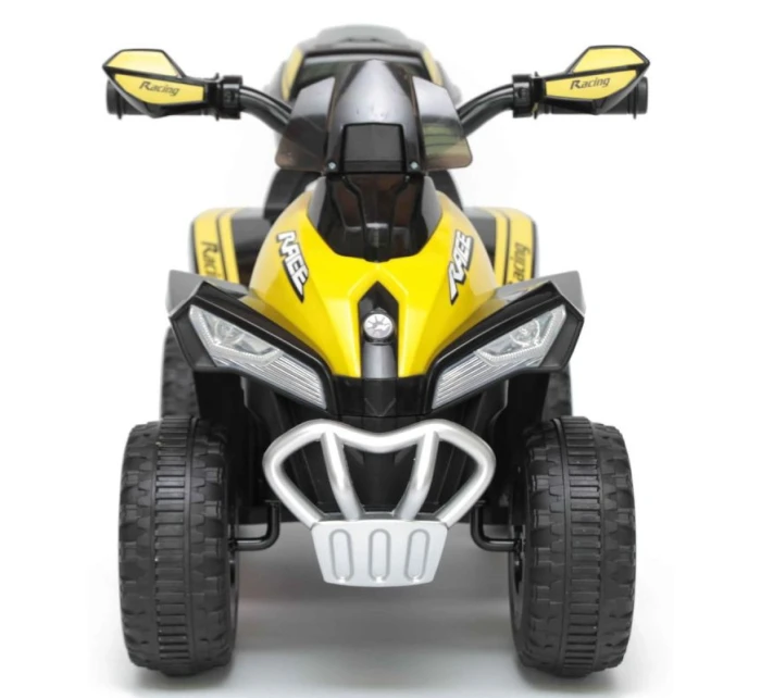 ČTYŘKOLOVÉ BATERIOVÉ AUTO MICRON ŽLUTÉ 1032764