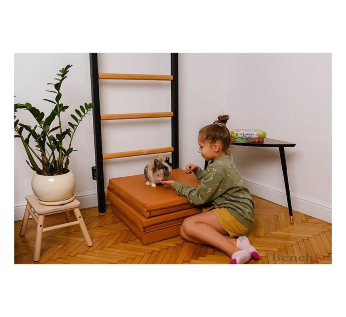 SKLÁDACÍ GYMNASTICKÁ MATRACE HNĚDÁ 180CM BENCHK SKLÁDACÍ GYMNASTICKÁ MATRACE HNĚDÁ 180CM BENCHK