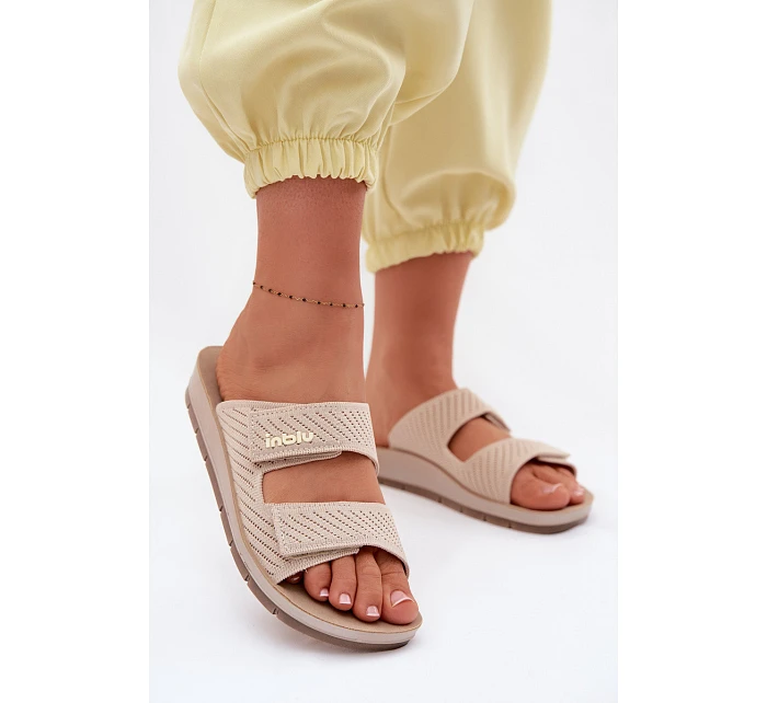 Dámské pantofle  Béžové model 22094873 - Inblu