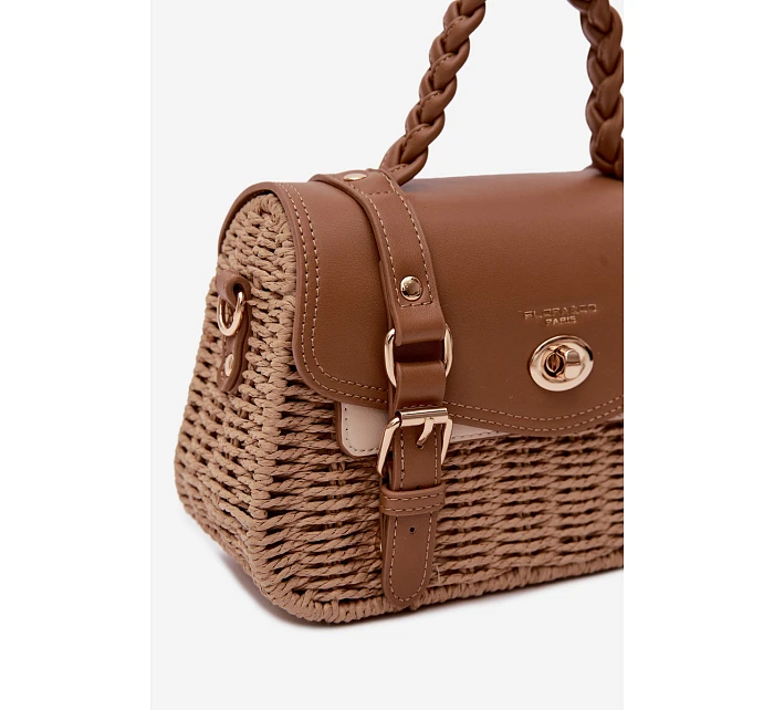 Malá Hnědá Taška S Pletením Marline