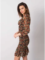 Šaty 328 SK 50024.52 černá a béžová