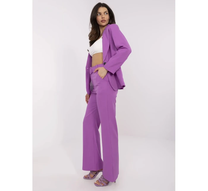 Kalhoty DHJ SP 18737.08 fialové Kalhoty DHJ SP 18737.08 fialové