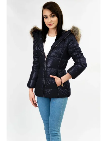 Dámská lakovaná prošívaná dámská bunda LD-7695 - LIBLAND Dámská lakovaná prošívaná dámská bunda LD-7695 - LIBLAND