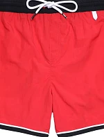 Pánské koupací kraťasy - A03880-0EFAW-42A - červená/černá - Diesel