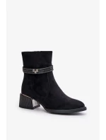 Boty na podpatku model 201019 Step in style Boty na podpatku model 201019 Step in style