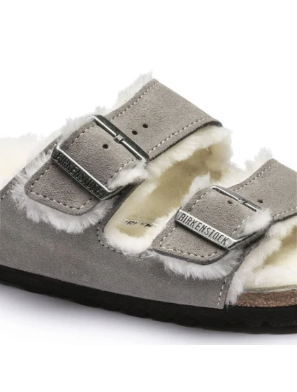 Arizona Stone semiš s ovčí vlnou regular wide dámské model 20693900 - Birkenstock