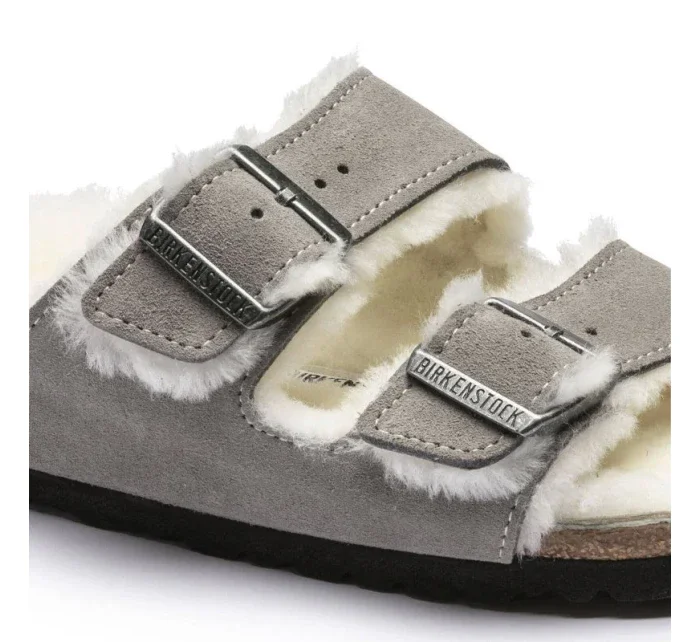 Arizona Stone semiš s ovčí vlnou regular wide dámské model 20693900 - Birkenstock