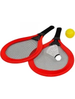 SADA 2 RAKET SHUTTLECOCK BADMINTON TENISOVÝ MÍČEK ENERO TOYS