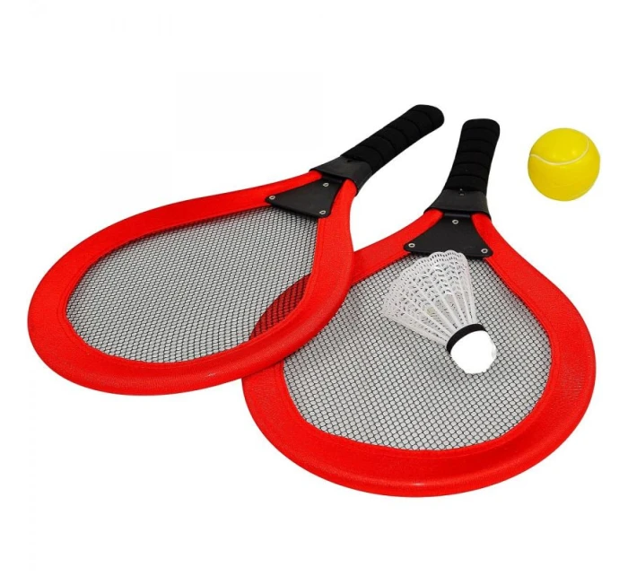 SADA 2 RAKET SHUTTLECOCK BADMINTON TENISOVÝ MÍČEK ENERO TOYS