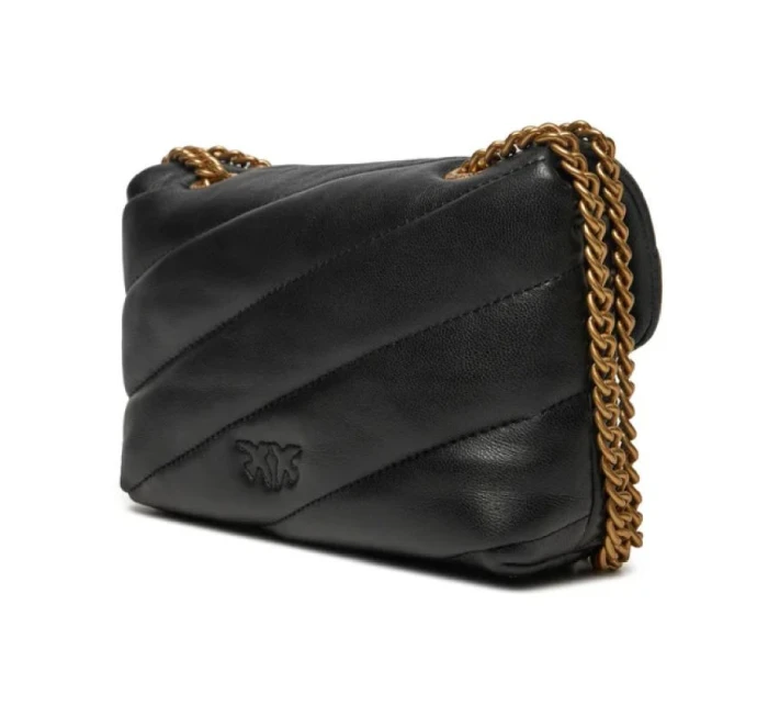 Pinko Love Baby Puff Dámská kožená kabelka černá - model 21933499