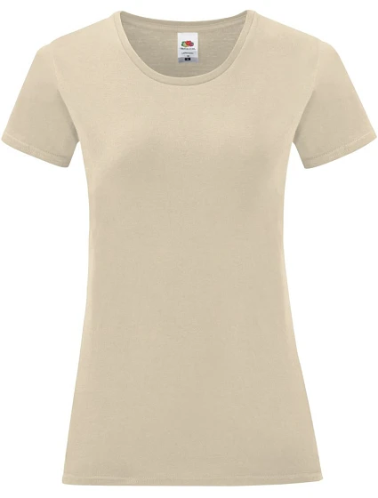 Fruit of the Loom Lady-Fit Iconic 150 T Dámské tričko 16.1432 natural