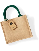 Westford Mill W 412 Jutová nákupní taška Mini 50.0412 natural/forest green Westford Mill W 412 Jutová nákupní taška Mini 50.0412 natural/forest green