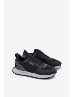 Pánské tenisky na platformě Big Star RR174361 Hi-Poly System černé