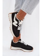 Dámské sportovní boty na platformě černé Janelora