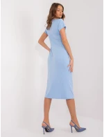 Sukienka DHJ SK model 20095259 jasny niebieski - FPrice Sukienka DHJ SK model 20095259 jasny niebieski - FPrice