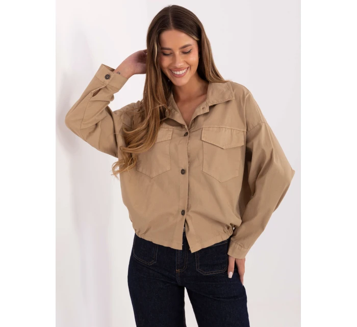 Koszula IT KS model 21421392 camelowy - FPrice