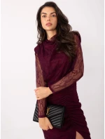 Sukienka IT SK model 21795553 ciemny fioletowy - FPrice