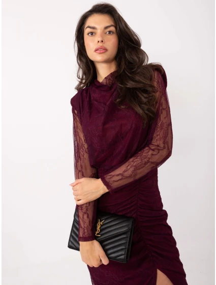 Sukienka IT SK model 21795553 ciemny fioletowy - FPrice