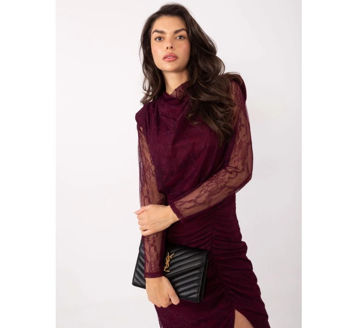 Sukienka IT SK model 21795553 ciemny fioletowy - FPrice