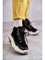 Dámská vysoká sportovní obuv GOE KK2N4098 Černe Dámská vysoká sportovní obuv GOE KK2N4098 Černe