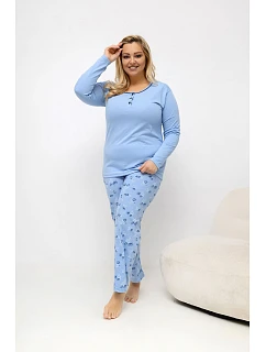 Pohodlná pyžama pro plnoštíhlé model 226133 Forever Pink