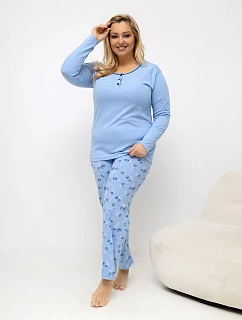 Pohodlná pyžama pro plnoštíhlé model 226133 Forever Pink