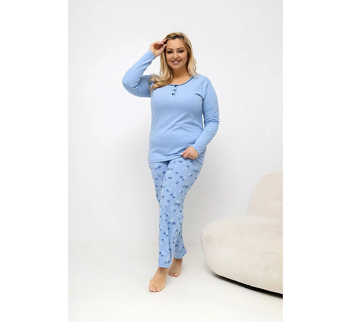 Pohodlná pyžama pro plnoštíhlé model 226133 Forever Pink