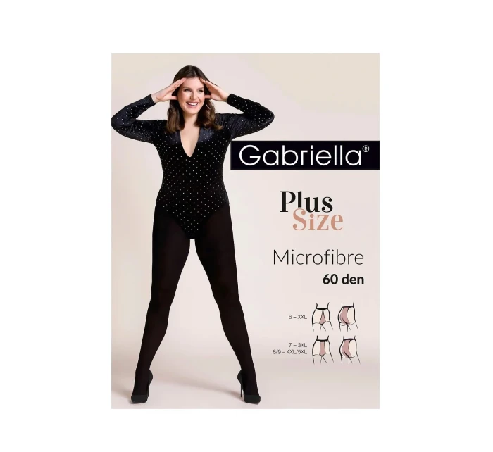 Punčocháče Gabriella 162 Plus Size 60 den 7-3XL Punčocháče Gabriella 162 Plus Size 60 den 7-3XL