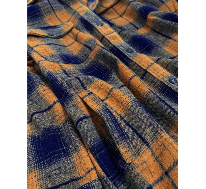 modrý dámský  kabát model 14999259 - K.ZELL