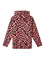 Dětská jarní větrovka O'neill Ridge model 22059136 s kapucí růžová - ONeill Dětská jarní větrovka O'neill Ridge model 22059136 s kapucí růžová - ONeill