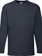 Fruit of the Loom Valueweight T LSL Tričko s dlouhým rukávem 16.1038 deep navy