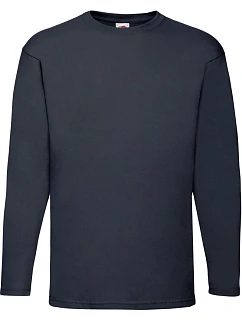 Fruit of the Loom Valueweight T LSL Tričko s dlouhým rukávem 16.1038 deep navy