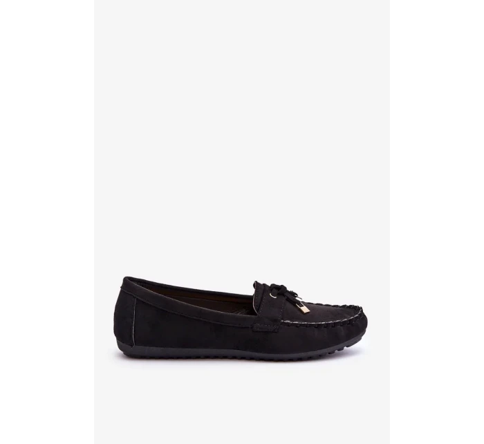 Klasické semišové mokasíny Černá Good Time Klasické semišové mokasíny Černá Good Time