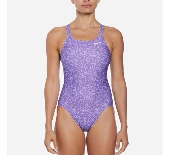 Dámské plavky W NESSD011 582 fialkové - Nike