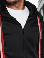 Pánská mikina s kapucí černá Dstreet model 21982570 - FashionStreet Pánská mikina s kapucí černá Dstreet model 21982570 - FashionStreet