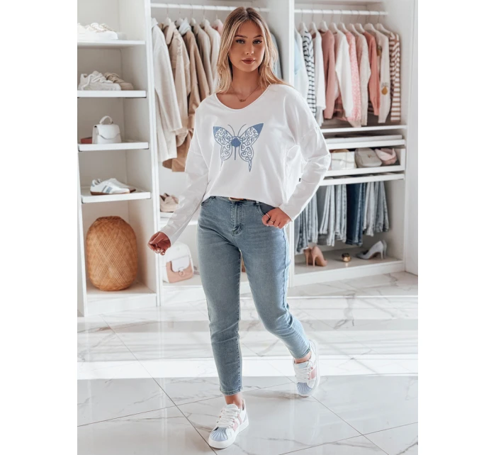 Dámská oversize halenka FLOFLY bílá FashionStreet RY2783