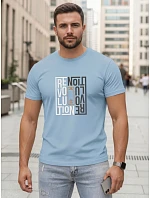 Tshirt męski z nadrukiem model 22182638 - FashionStreet Tshirt męski z nadrukiem model 22182638 - FashionStreet