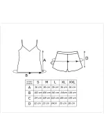 Pyžamo model 21180822 1/2 S2XL - Donna