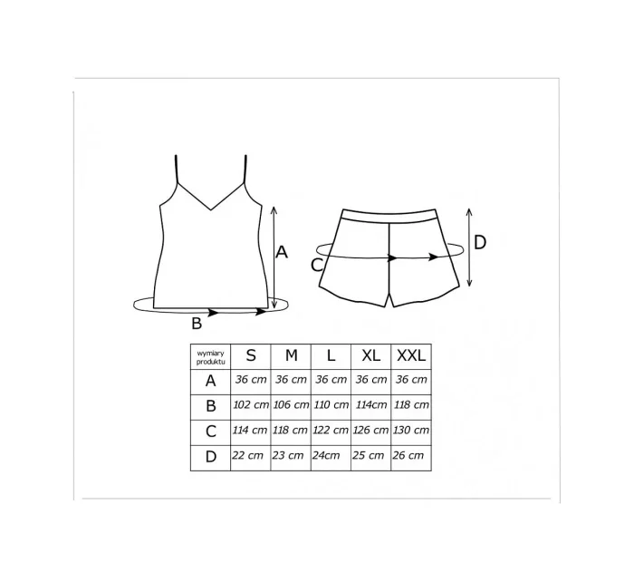 Pyžamo model 21180822 1/2 S2XL - Donna