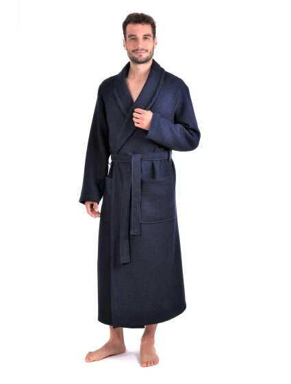 Pánský župan Esbo 2123 tmavě modrá - Vestis