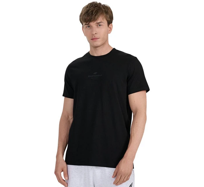 Pánské tričko 4F M2961 deep black 4FWAW25TTSHM2961 20S pánské Pánské tričko 4F M2961 deep black 4FWAW25TTSHM2961 20S pánské