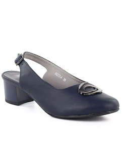 Dámské lodičky s otevřenou špičkou tmavě modré M.Daszynski model 22072492